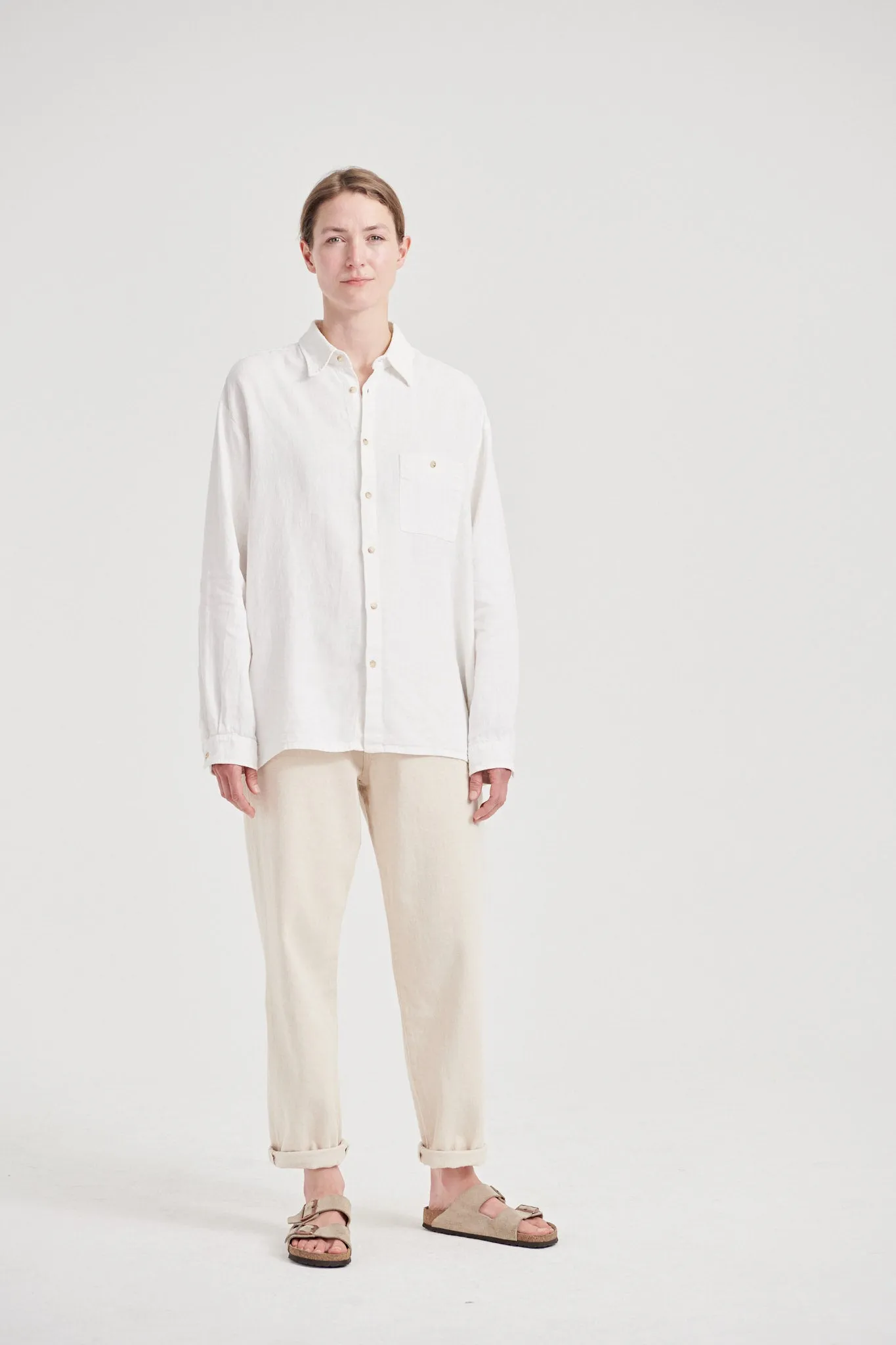 08 / Natural Jeans White