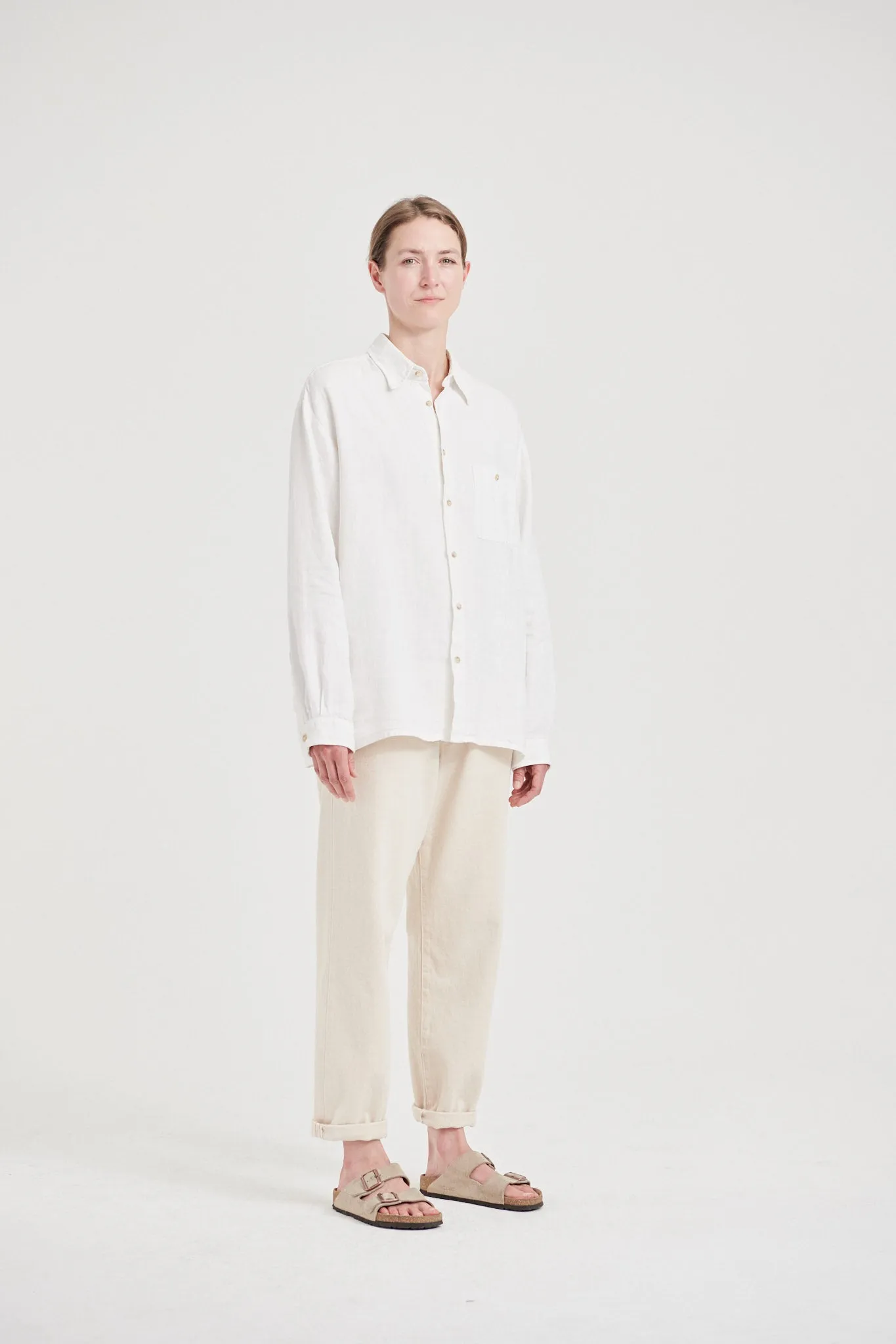 08 / Natural Jeans White
