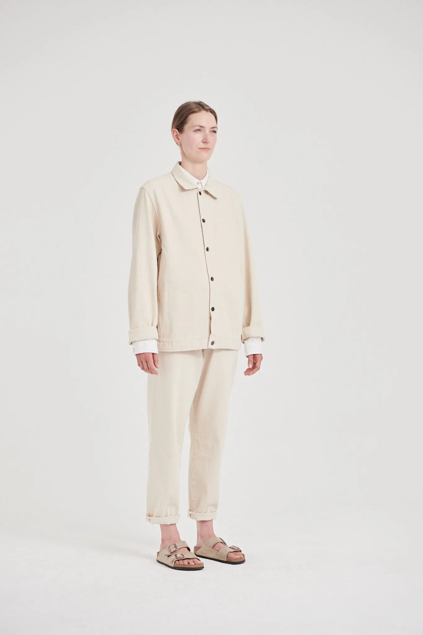 08 / Natural Jeans White