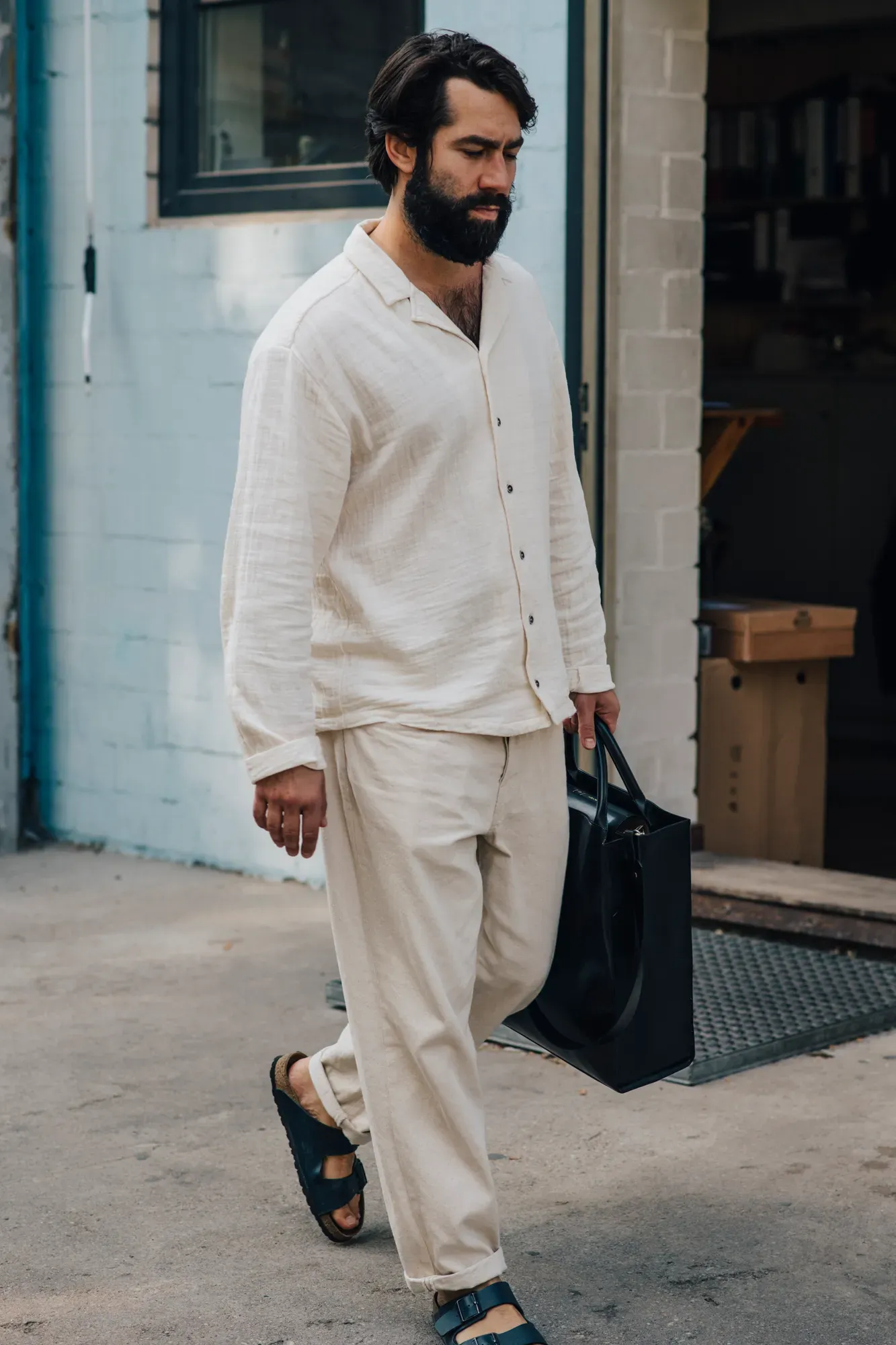 08 / Natural Jeans White