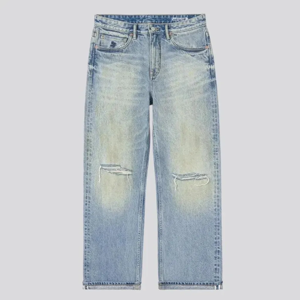 14.5oz men's sanded jeans