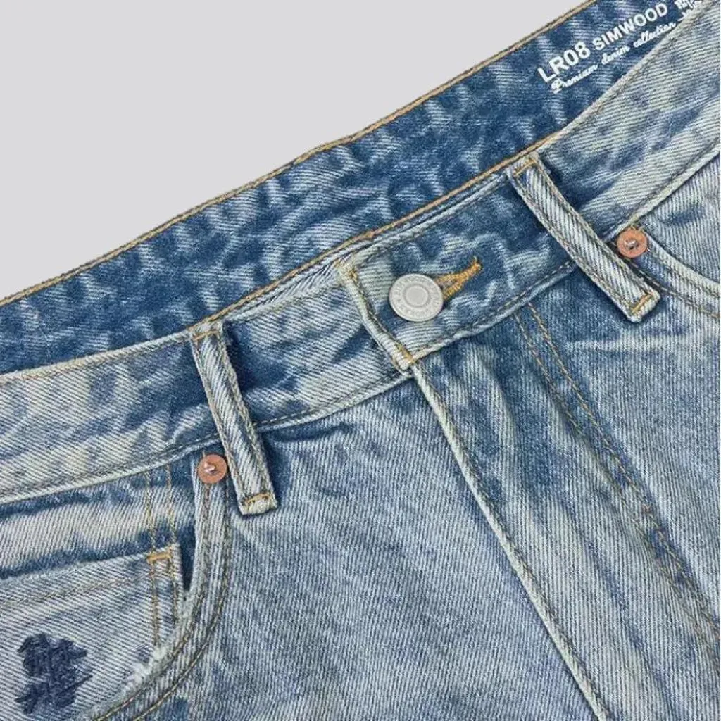 14.5oz men's sanded jeans