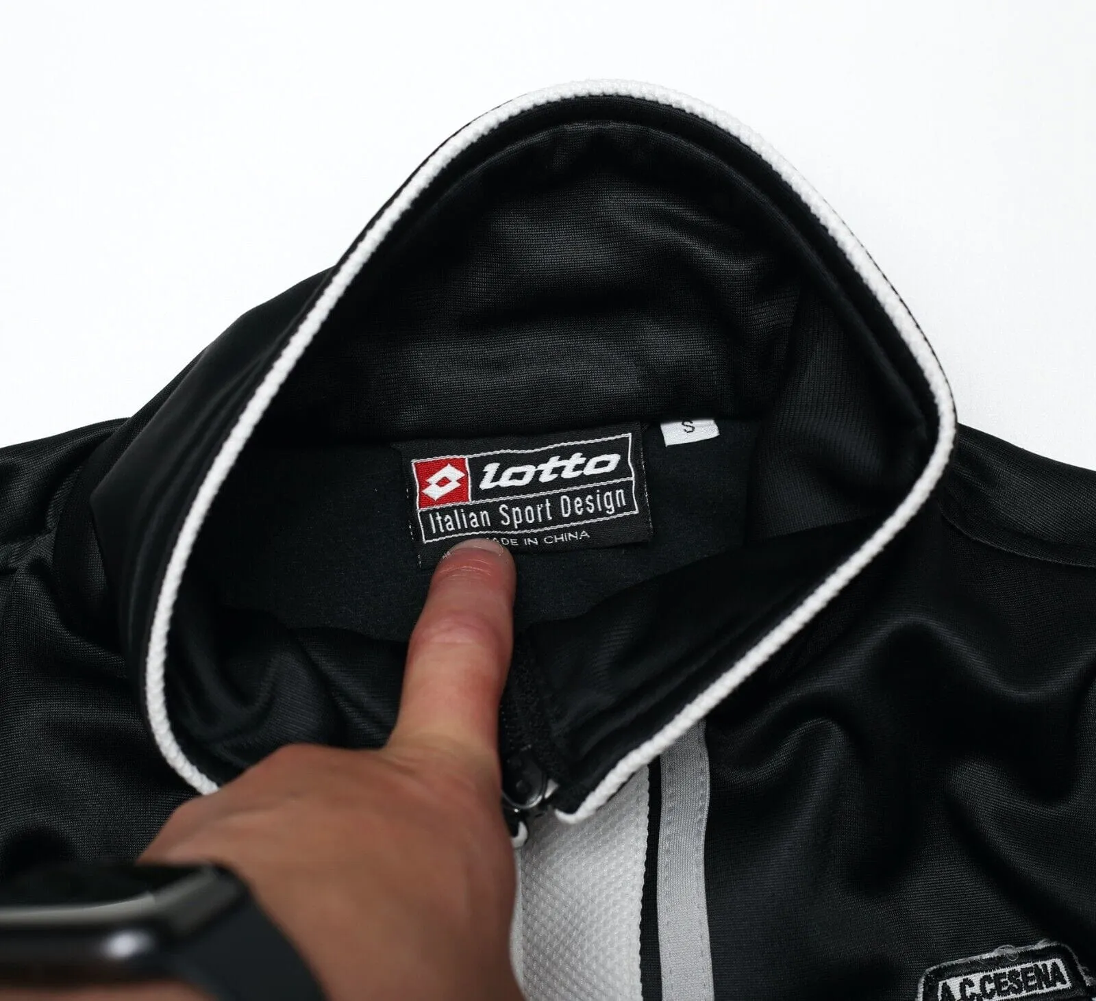 2003/04 AC CESENA Vintage Lotto Track Top Jacket (S/M)