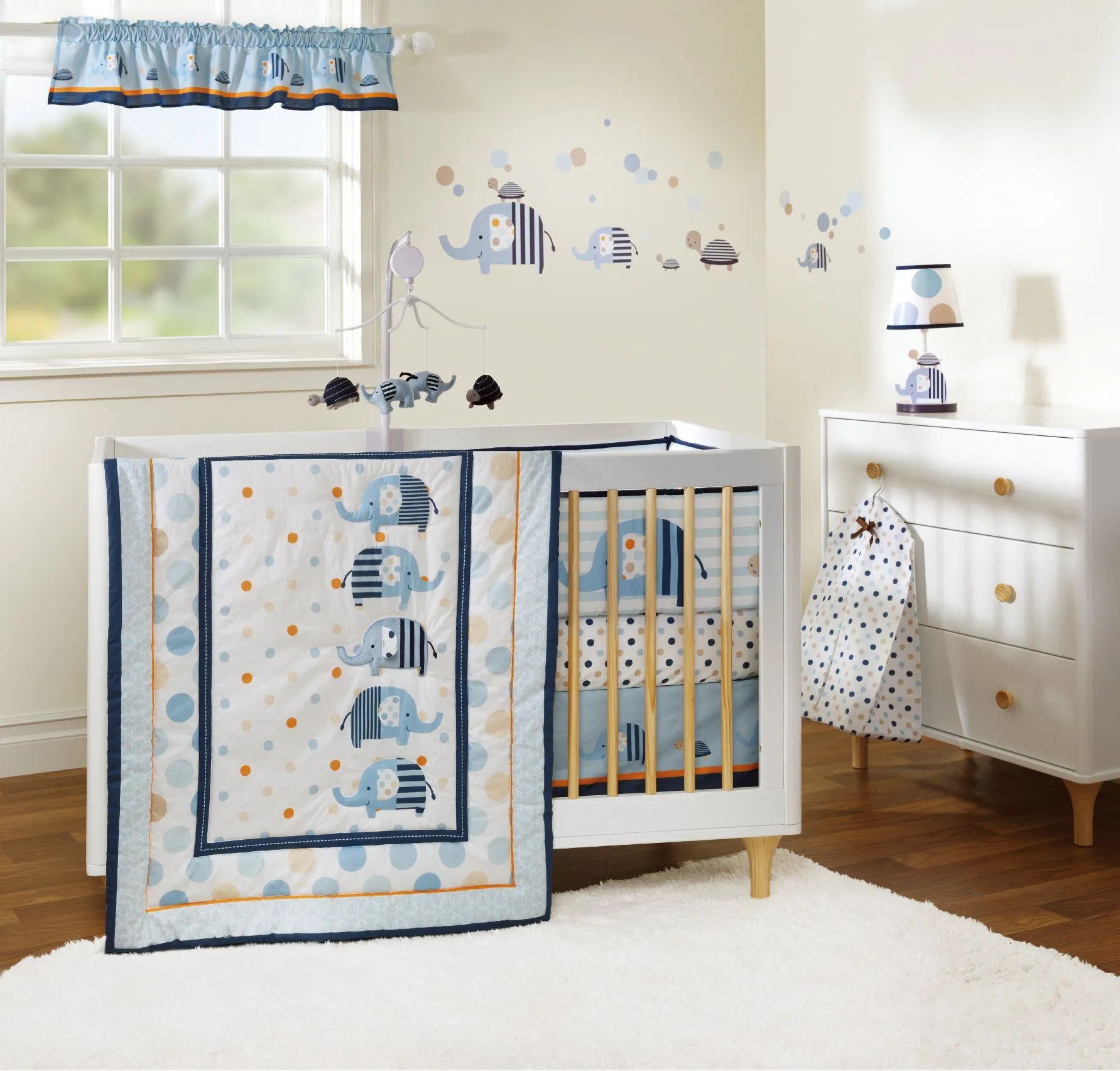 4pc Baby Crib Bedding Set Andrew
