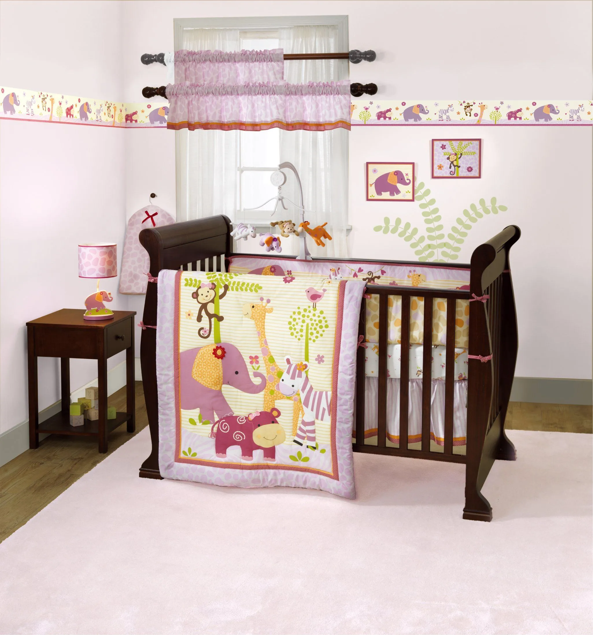4pc Baby Crib Bedding Set Lil Friends