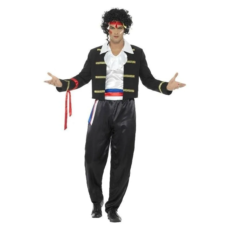 80s New Romantic Costume Adult Black