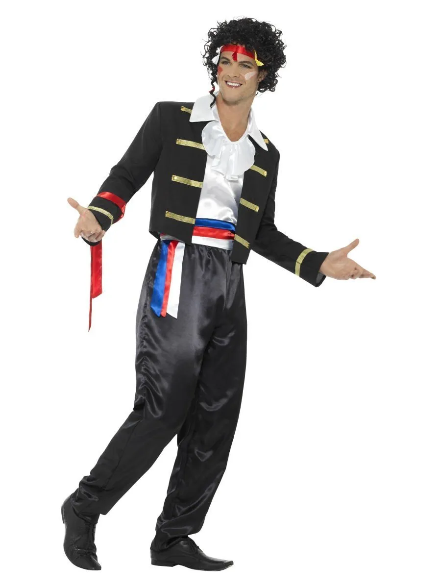 80s New Romantic Costume Adult Black