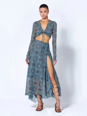 Alexis Mist Skirt in Blue