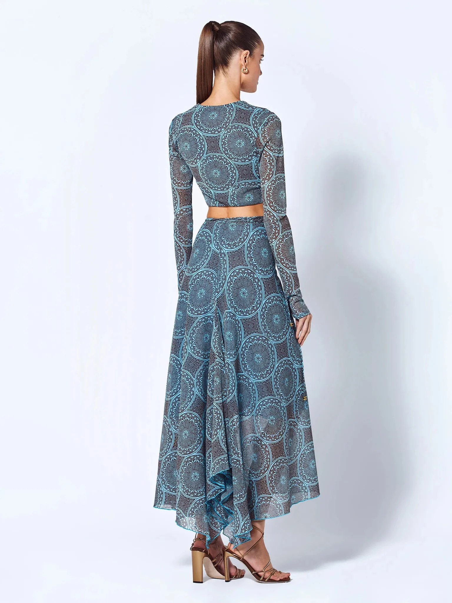 Alexis Mist Skirt in Blue
