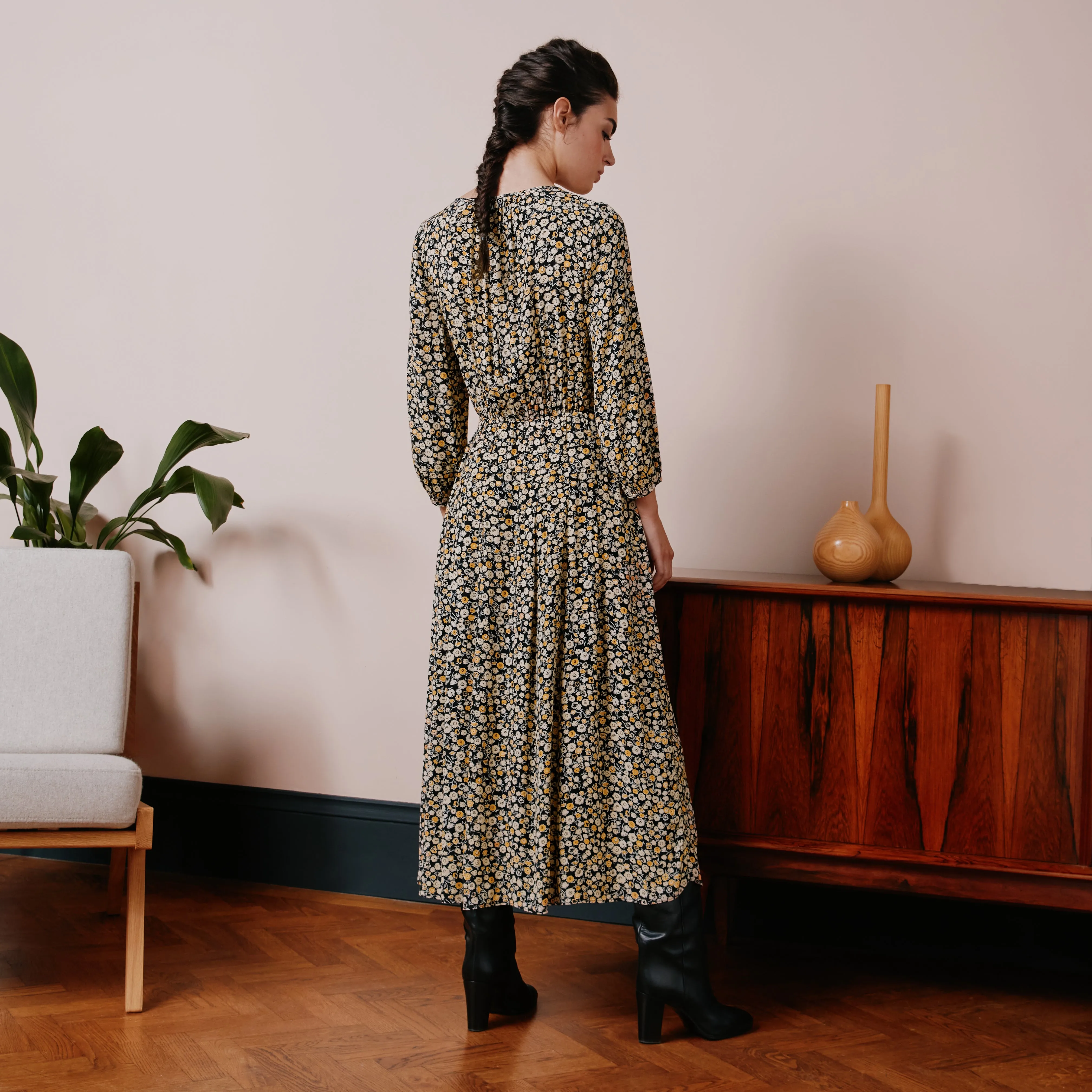 Alice Floral Midi Dress