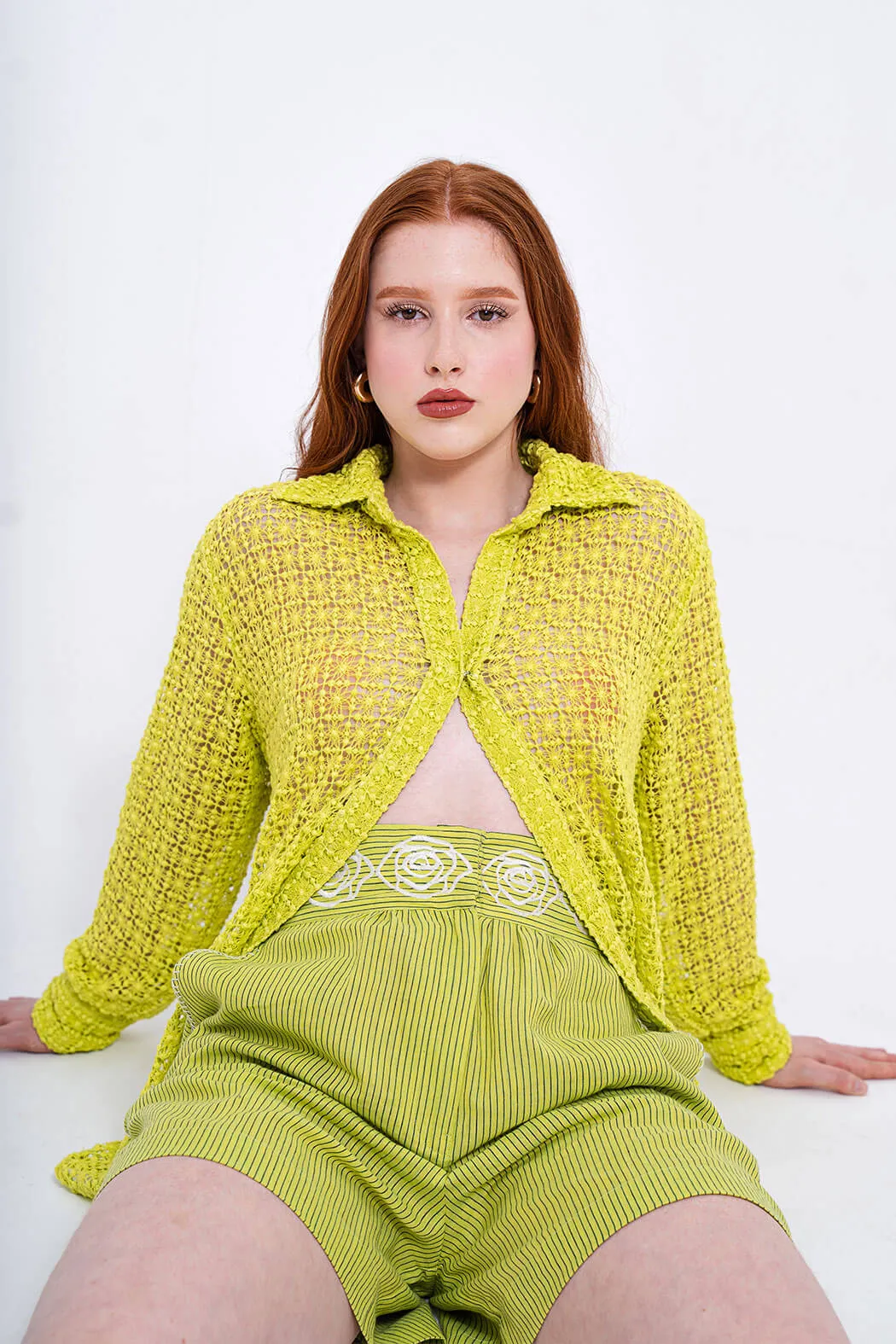 Andalusia Oversized Lace Shirt