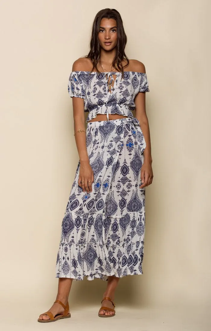 ANDREA WRAP SKIRT