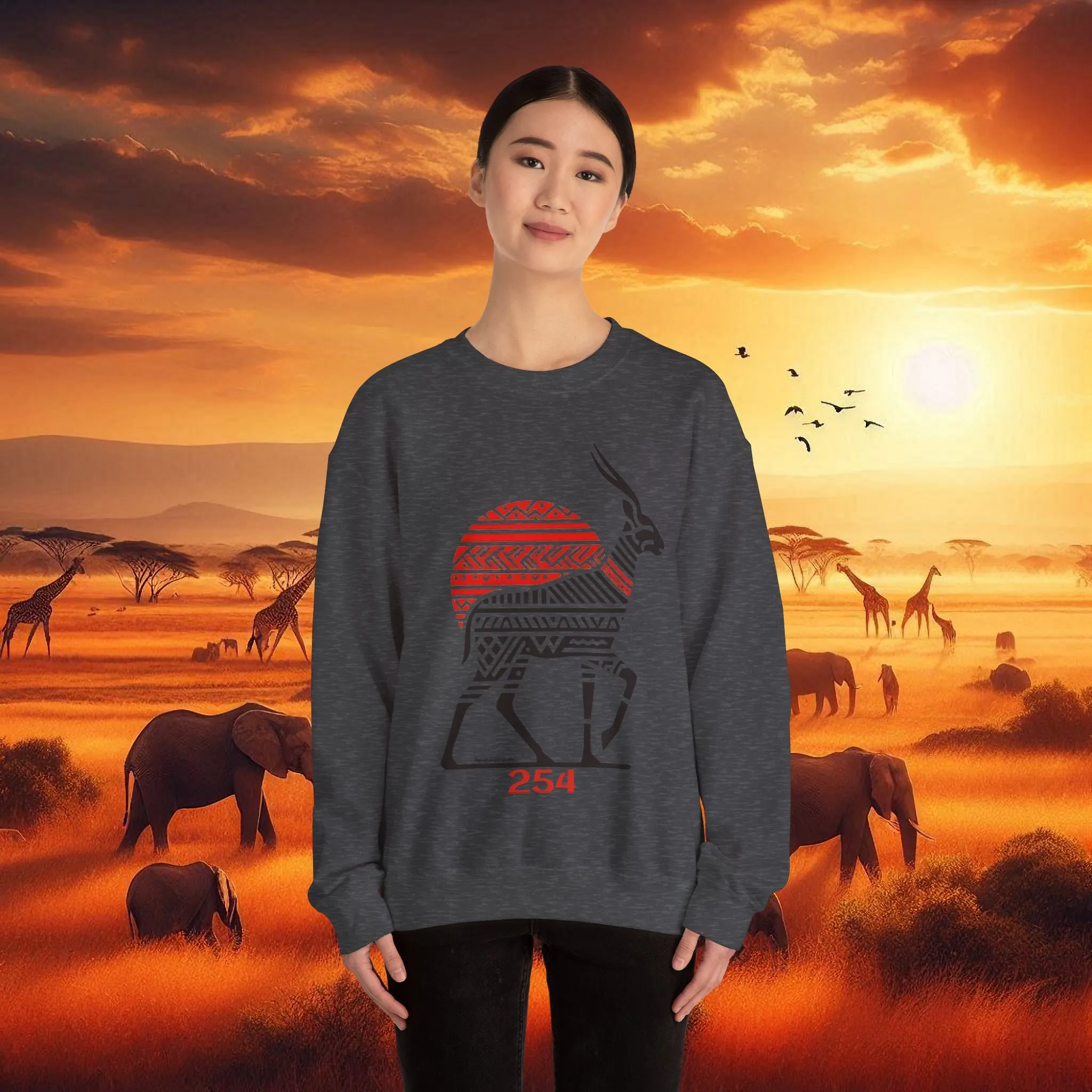 Antelope Sweatshirt - Unisex Crewneck