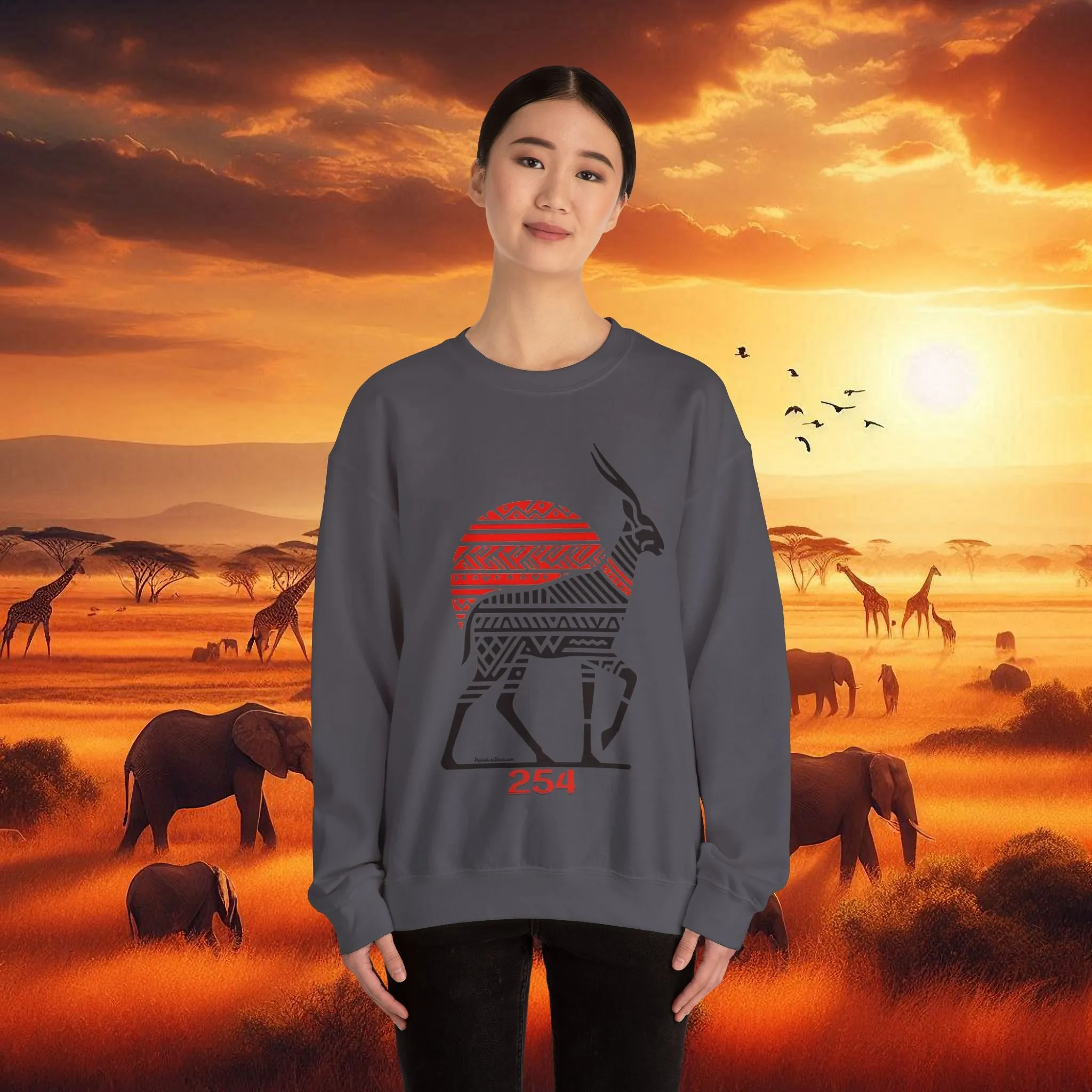 Antelope Sweatshirt - Unisex Crewneck