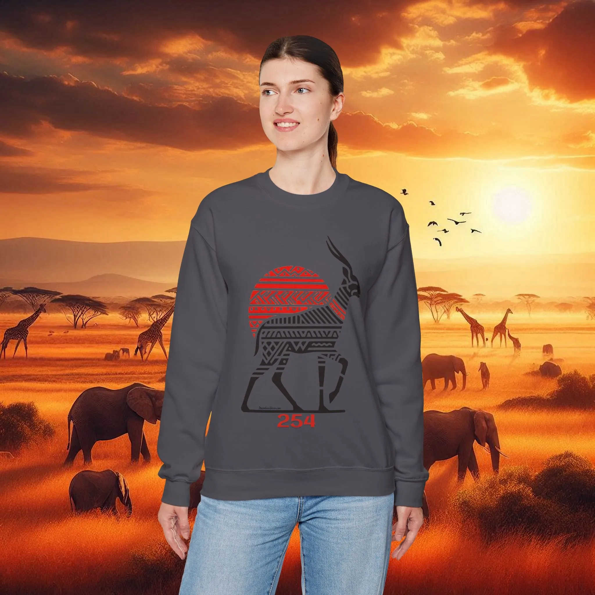 Antelope Sweatshirt - Unisex Crewneck