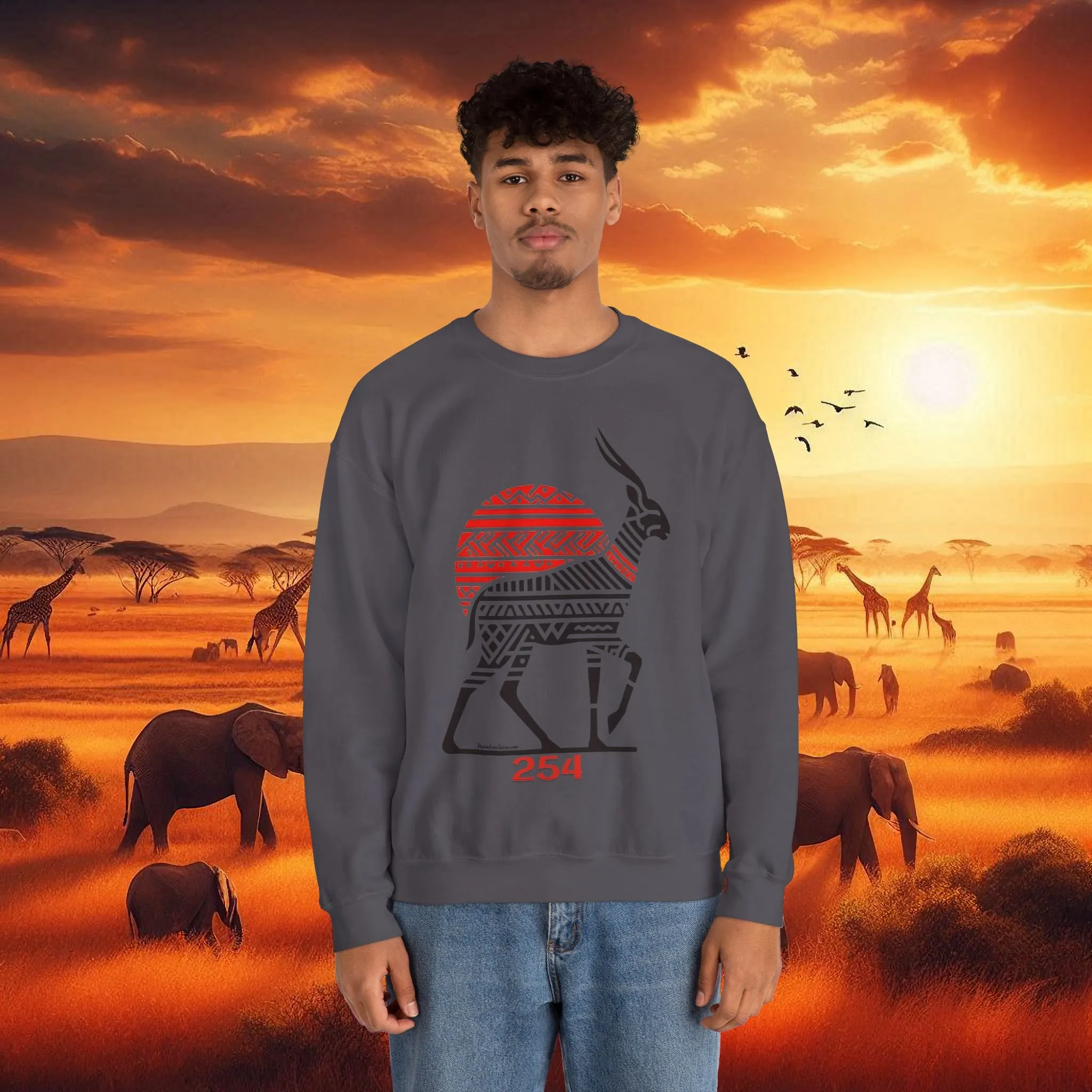 Antelope Sweatshirt - Unisex Crewneck