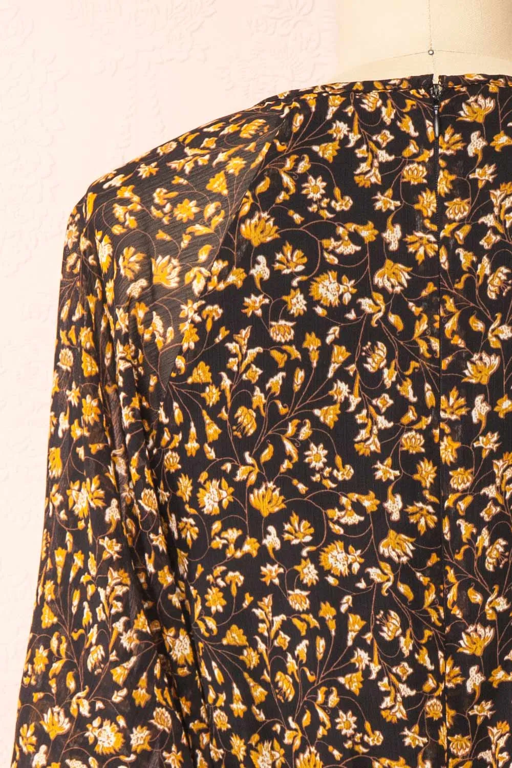 Arabelna | Short Floral A-Line Dress