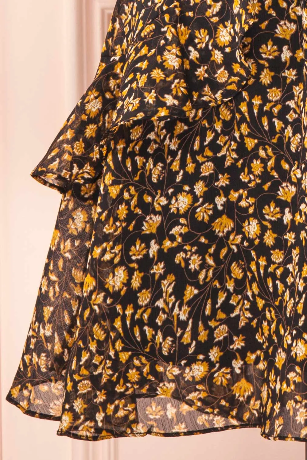 Arabelna | Short Floral A-Line Dress