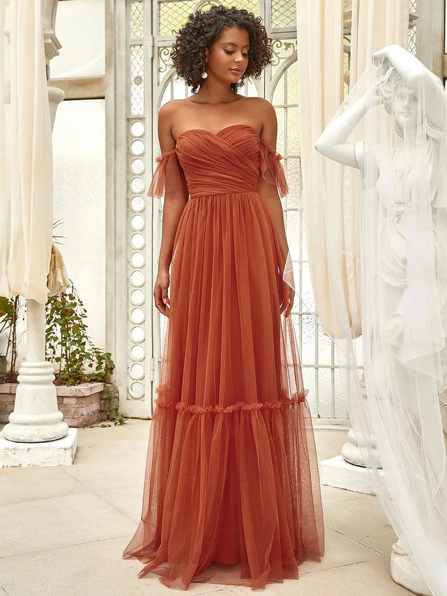 Autumnal Maxi Dress for Weddings