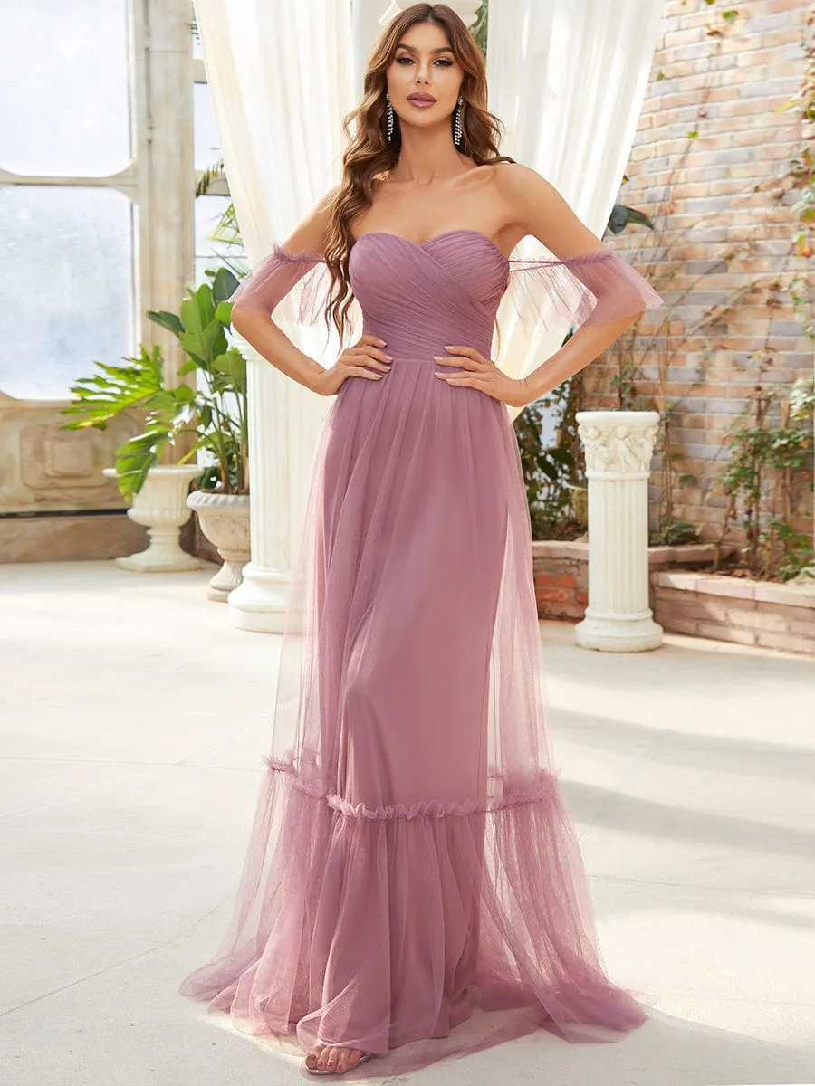 Autumnal Maxi Dress for Weddings