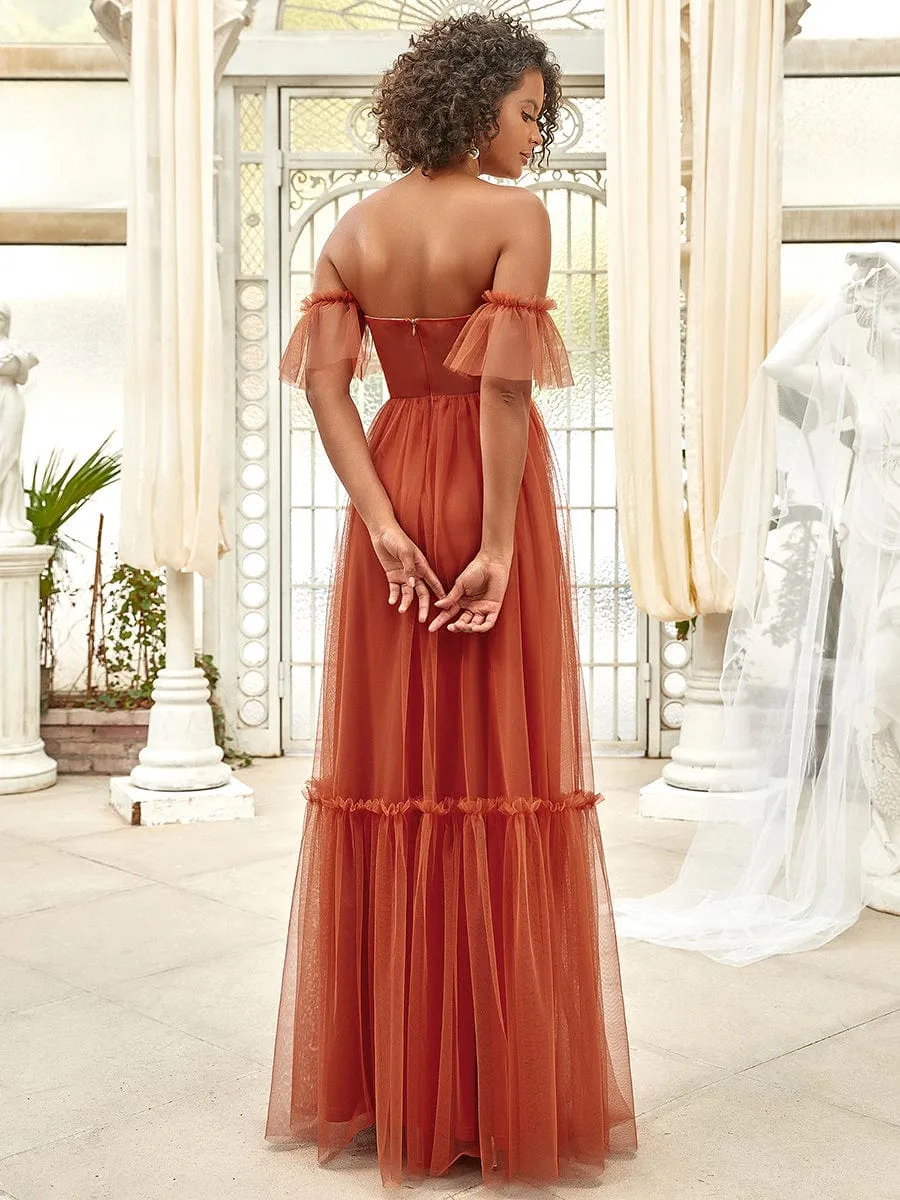Autumnal Maxi Dress for Weddings