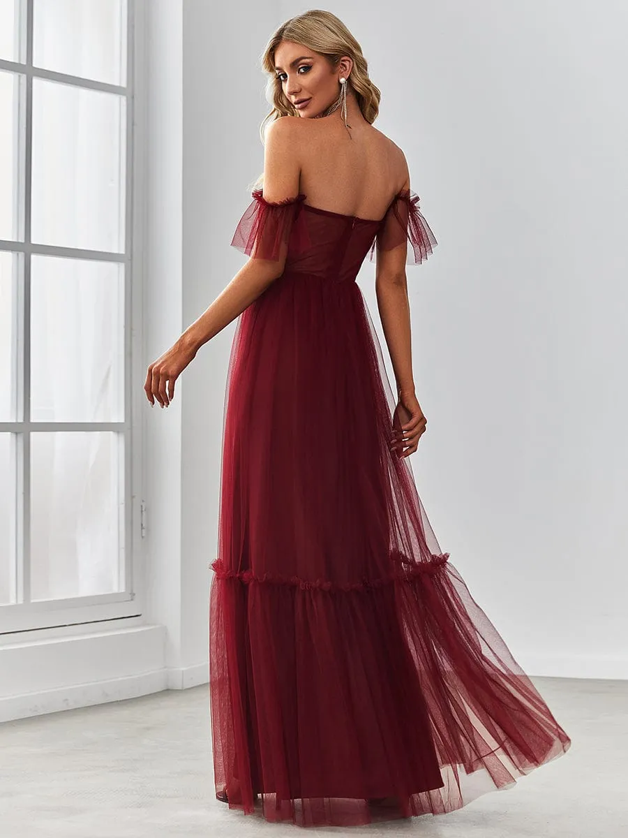 Autumnal Maxi Dress for Weddings