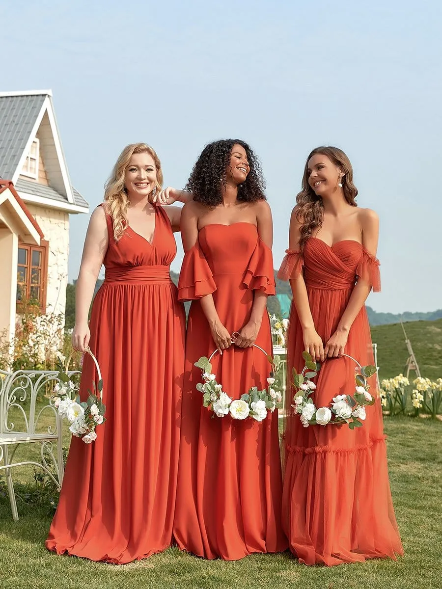 Autumnal Maxi Dress for Weddings
