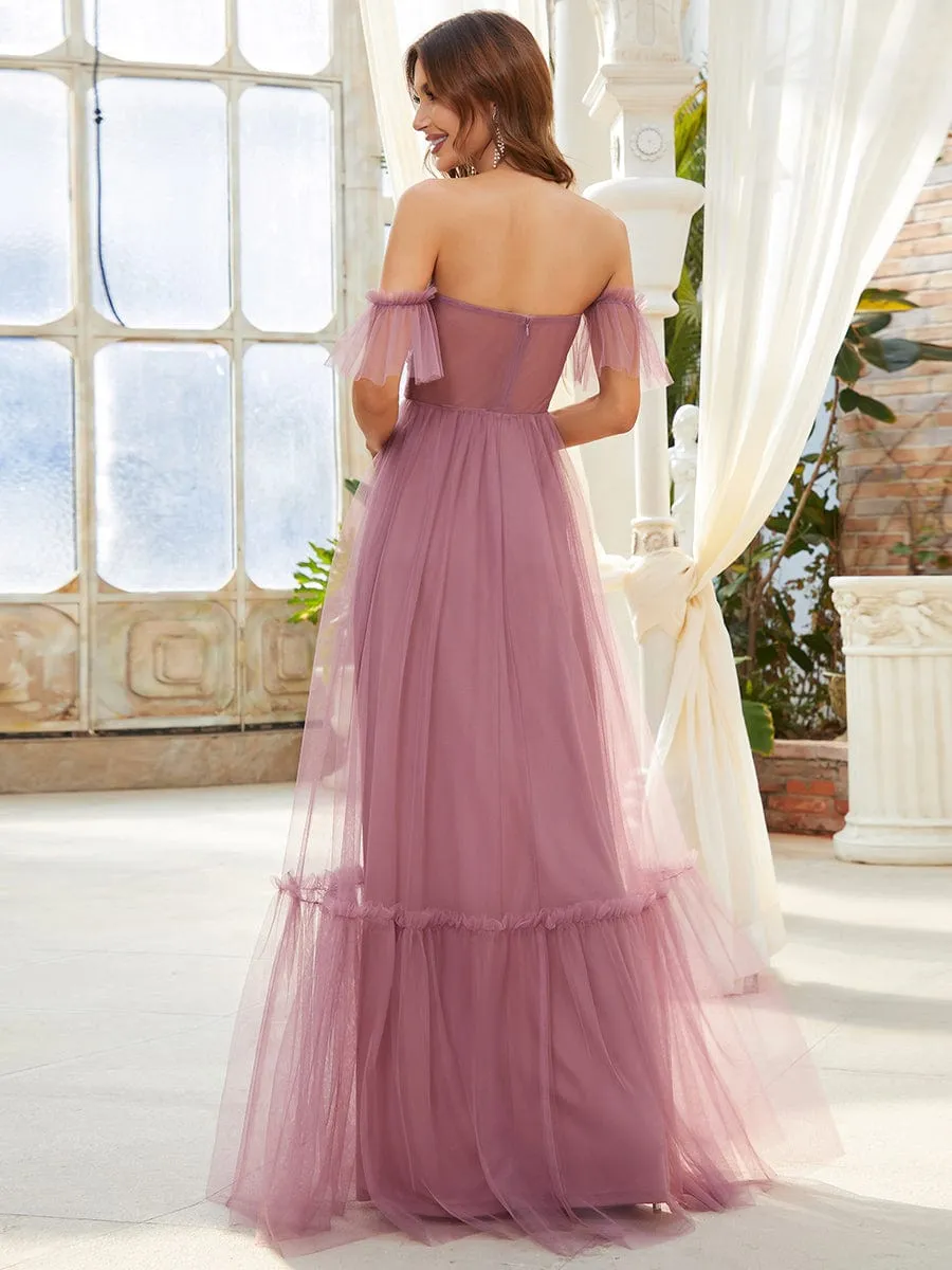 Autumnal Maxi Dress for Weddings