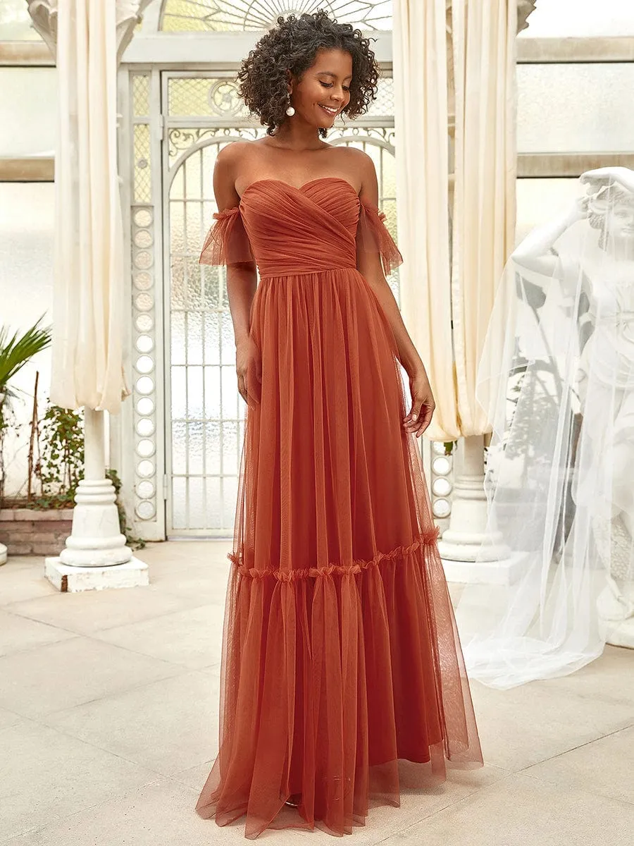 Autumnal Maxi Dress for Weddings