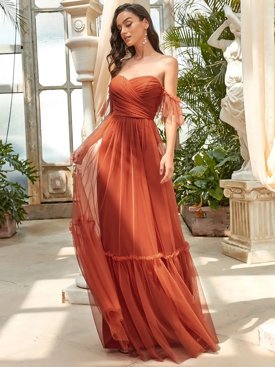 Autumnal Maxi Dress for Weddings