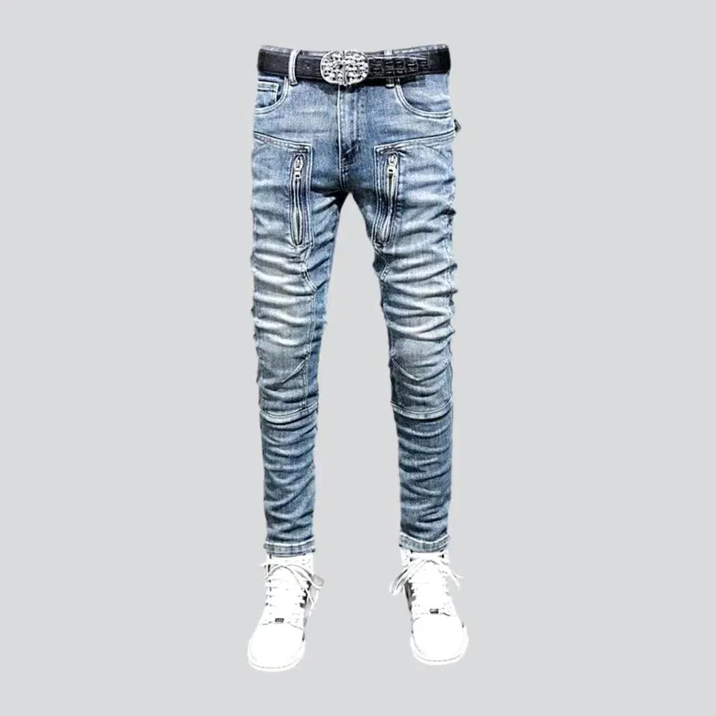 Back flap pockets vintage jeans