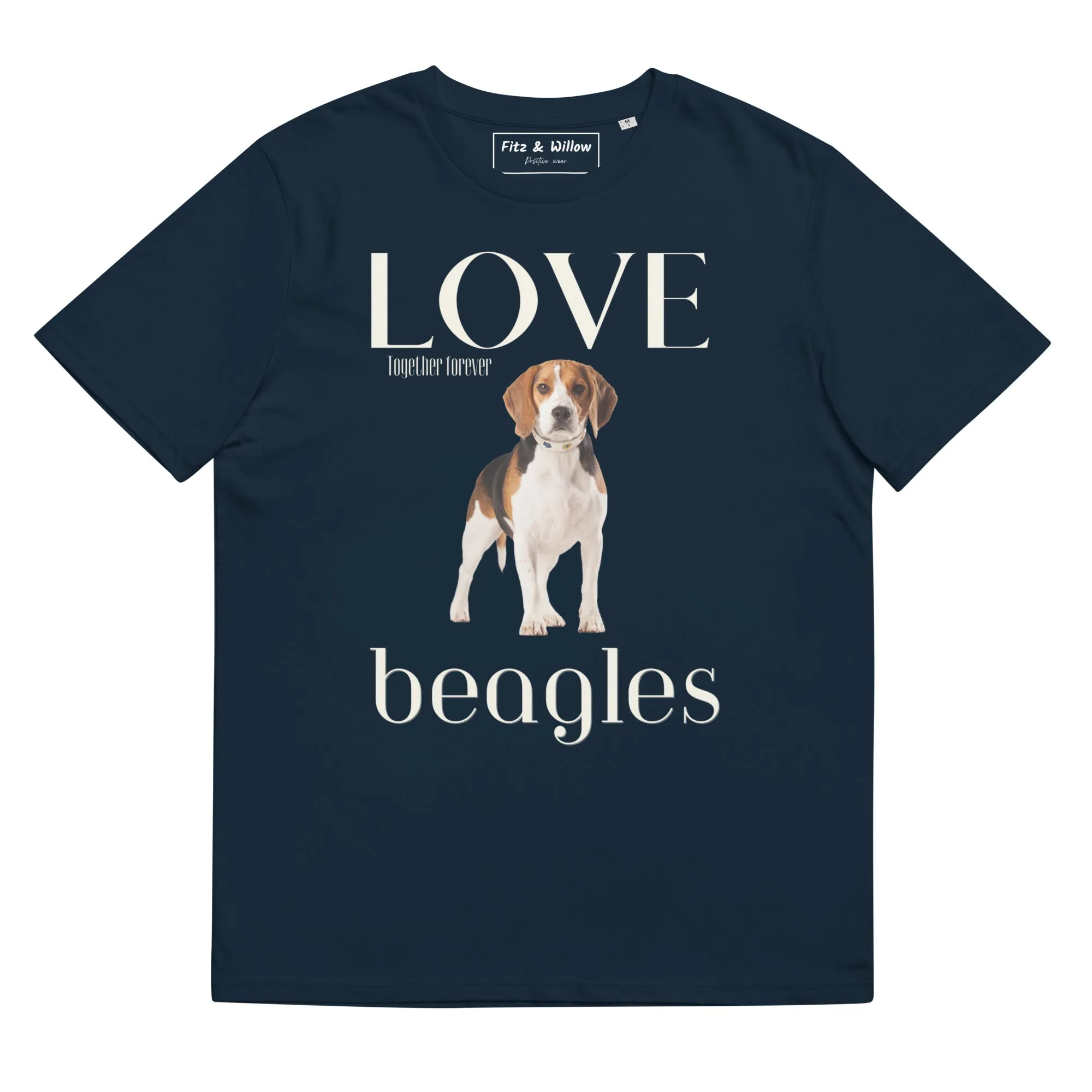 Beagle lovers organic cotton t-shirt