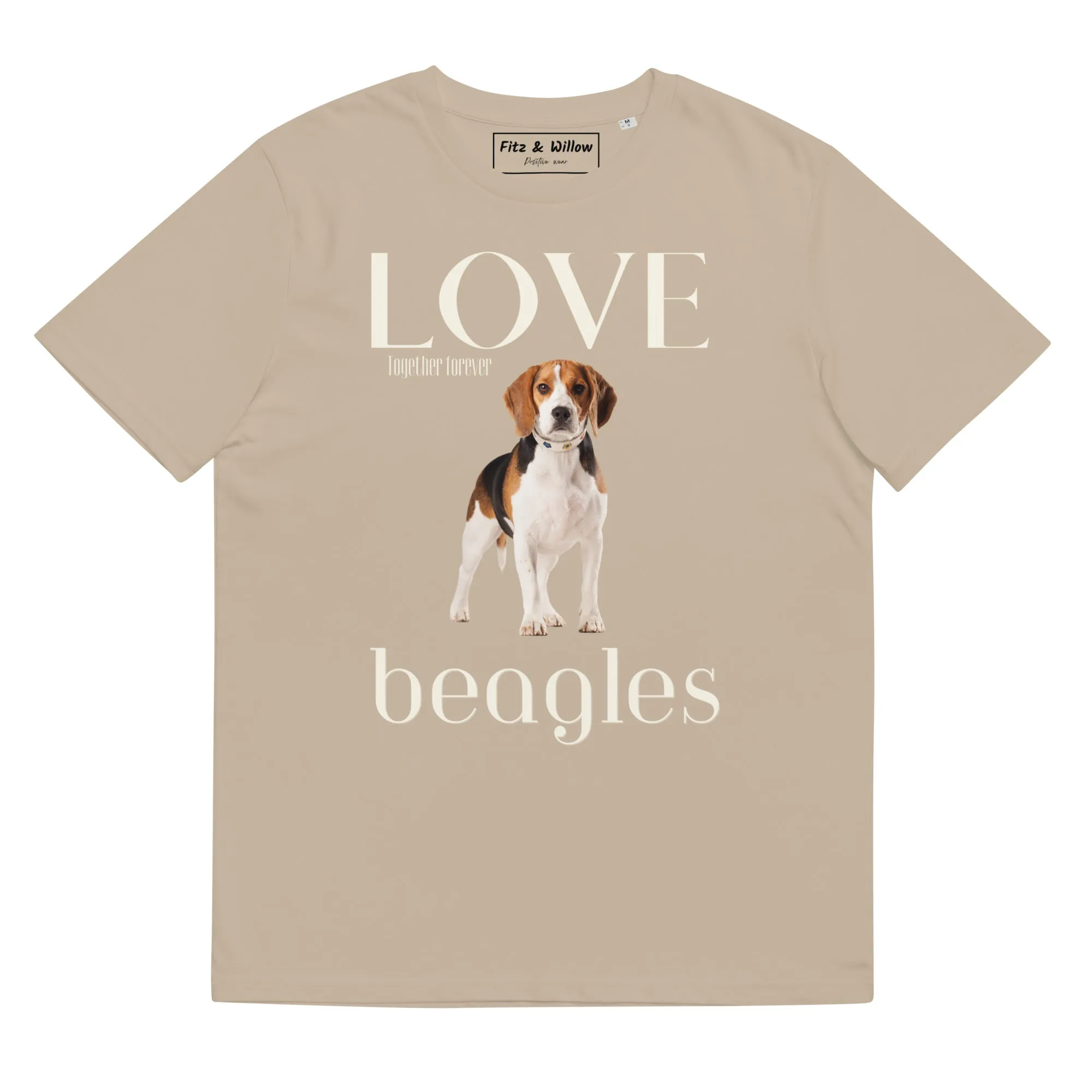 Beagle lovers organic cotton t-shirt