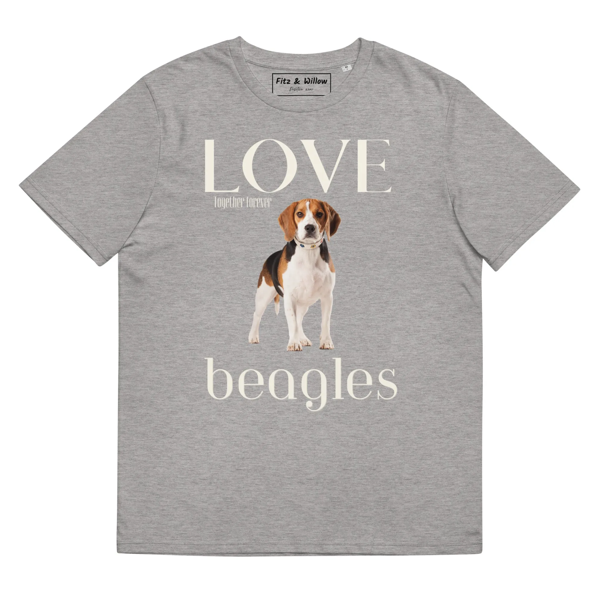 Beagle lovers organic cotton t-shirt