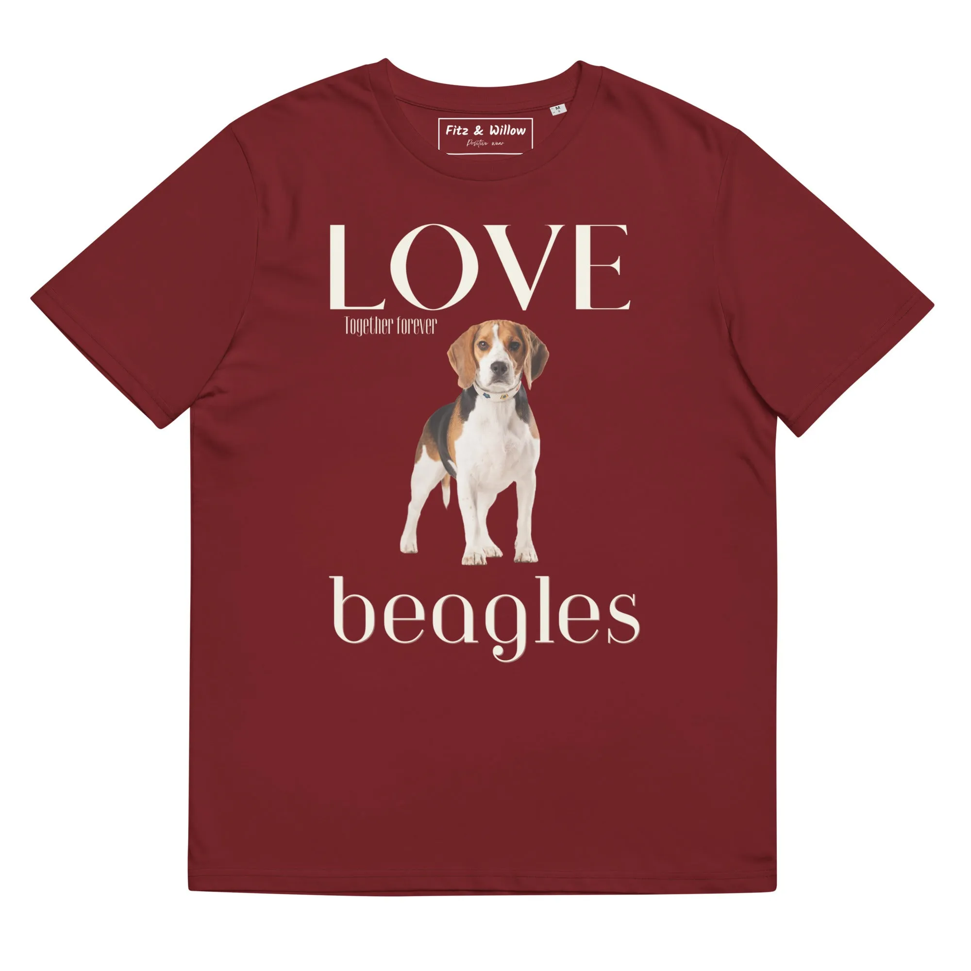 Beagle lovers organic cotton t-shirt