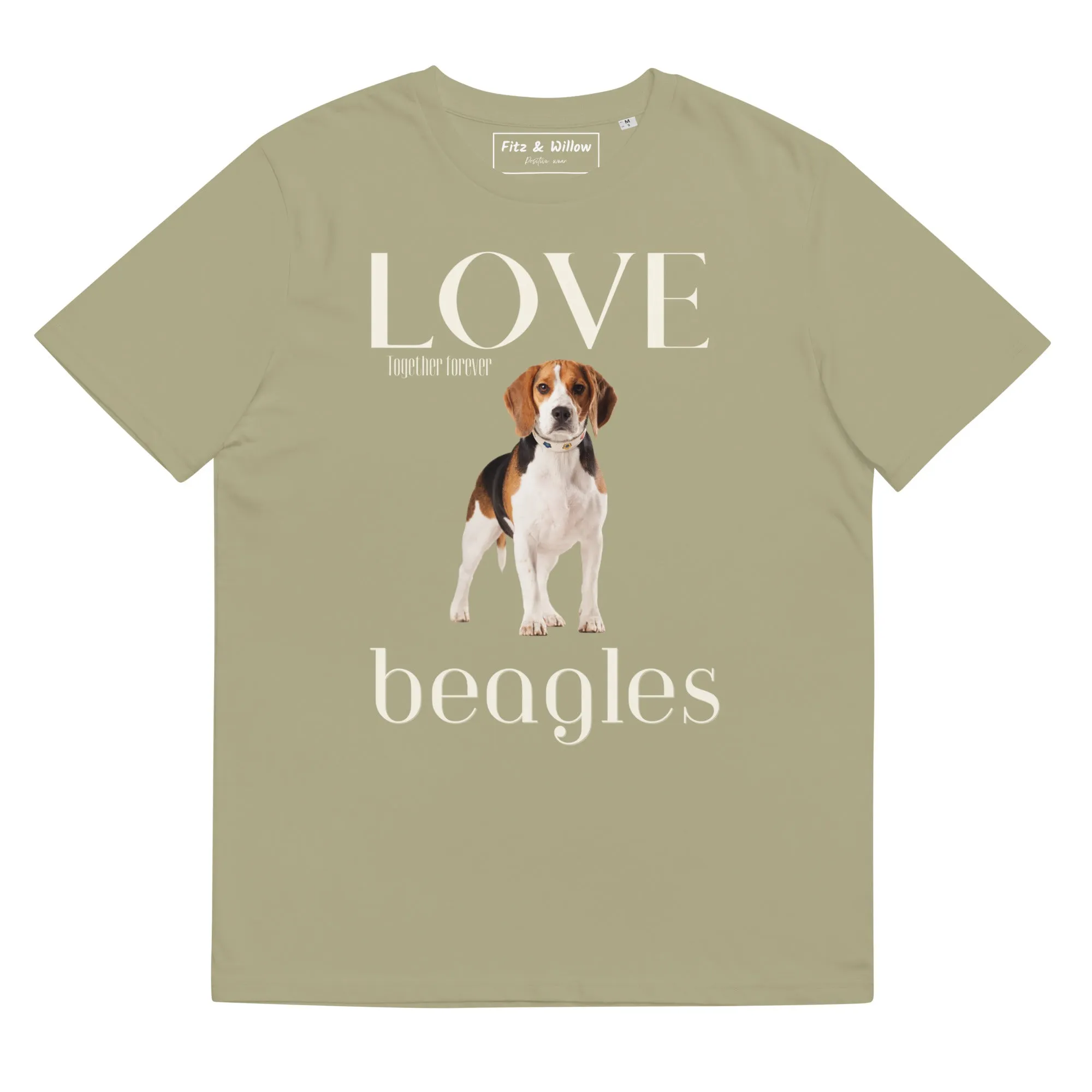Beagle lovers organic cotton t-shirt
