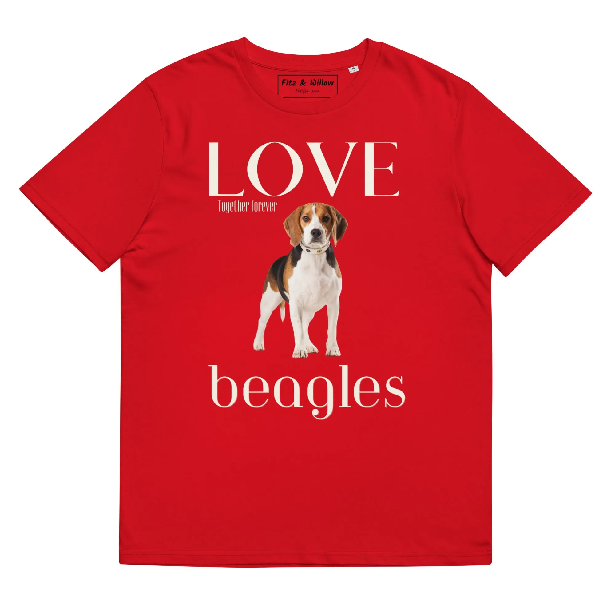 Beagle lovers organic cotton t-shirt