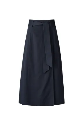 Belted Flared Skirt