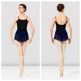 Bloch - Janise Animal Print Mesh Pull On Skirt - Adult (R2311) - Parisian (GSO)