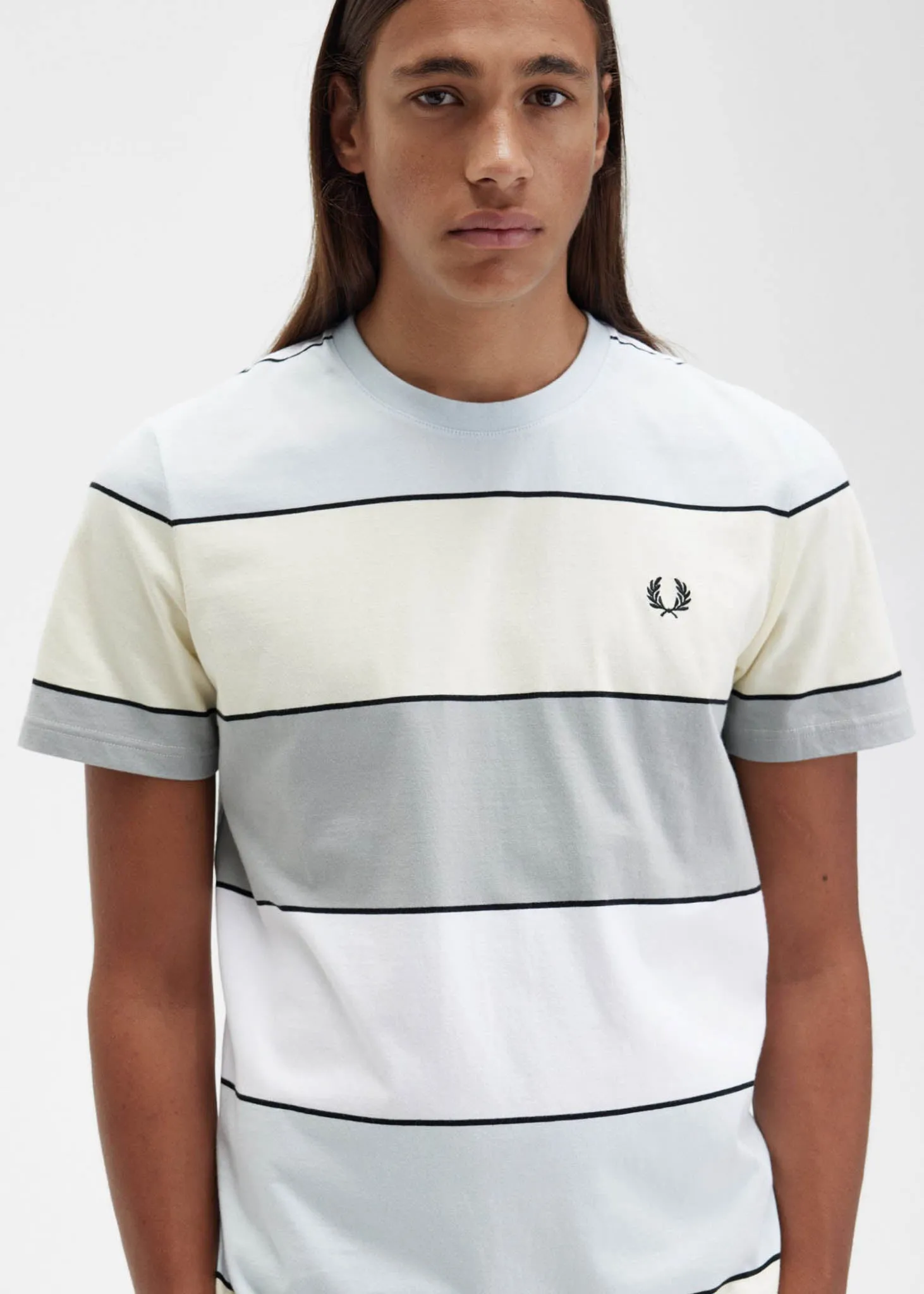 Bold stripe t-shirt - ice cream