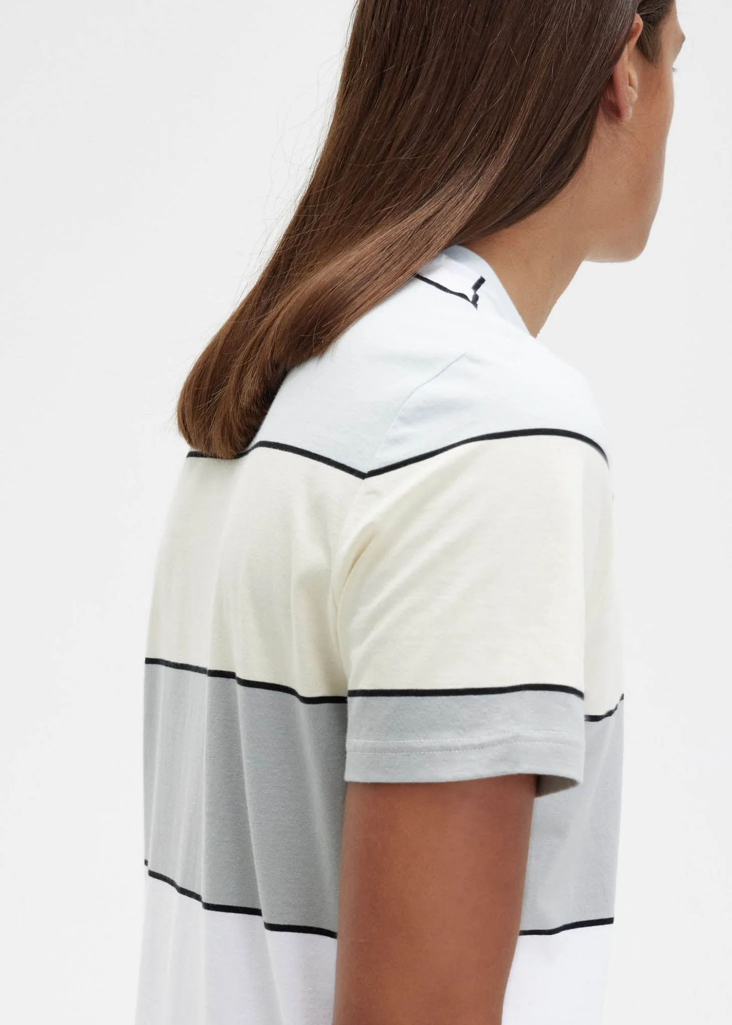 Bold stripe t-shirt - ice cream
