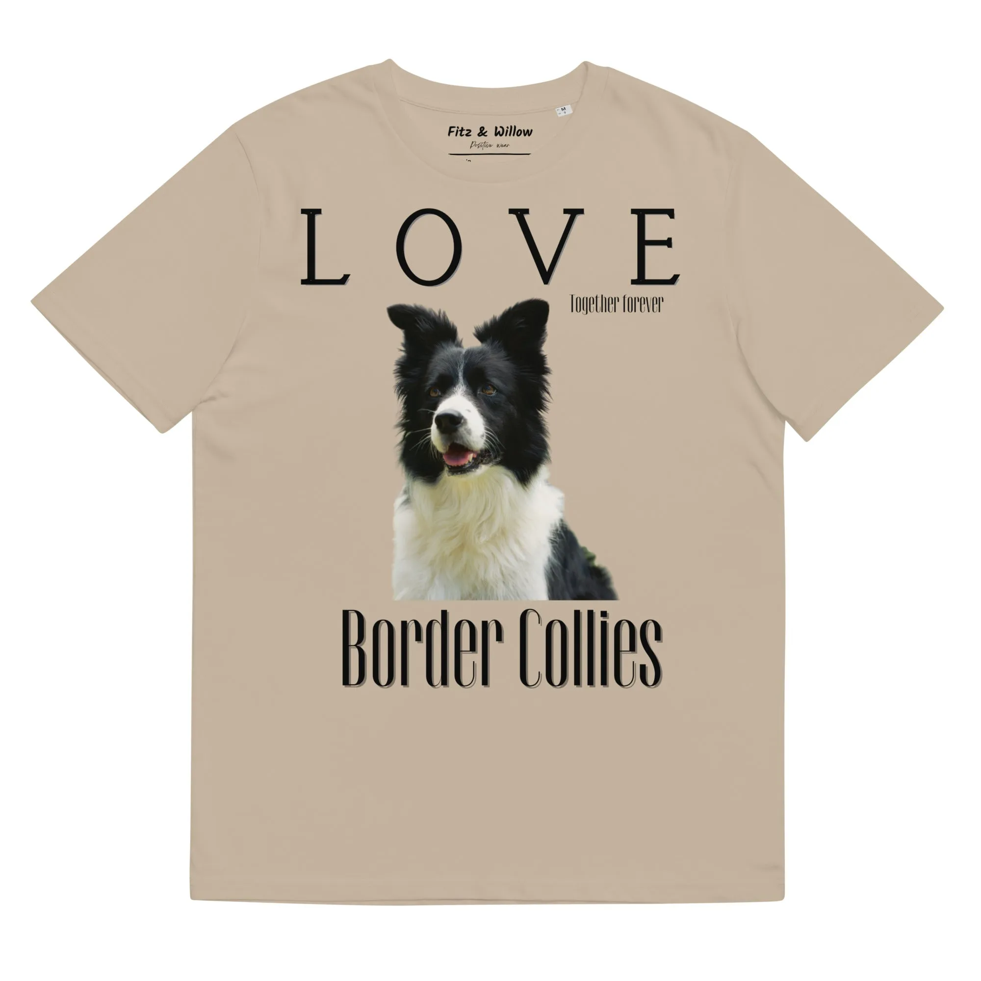 Border Collie Lovers organic cotton t-shirt