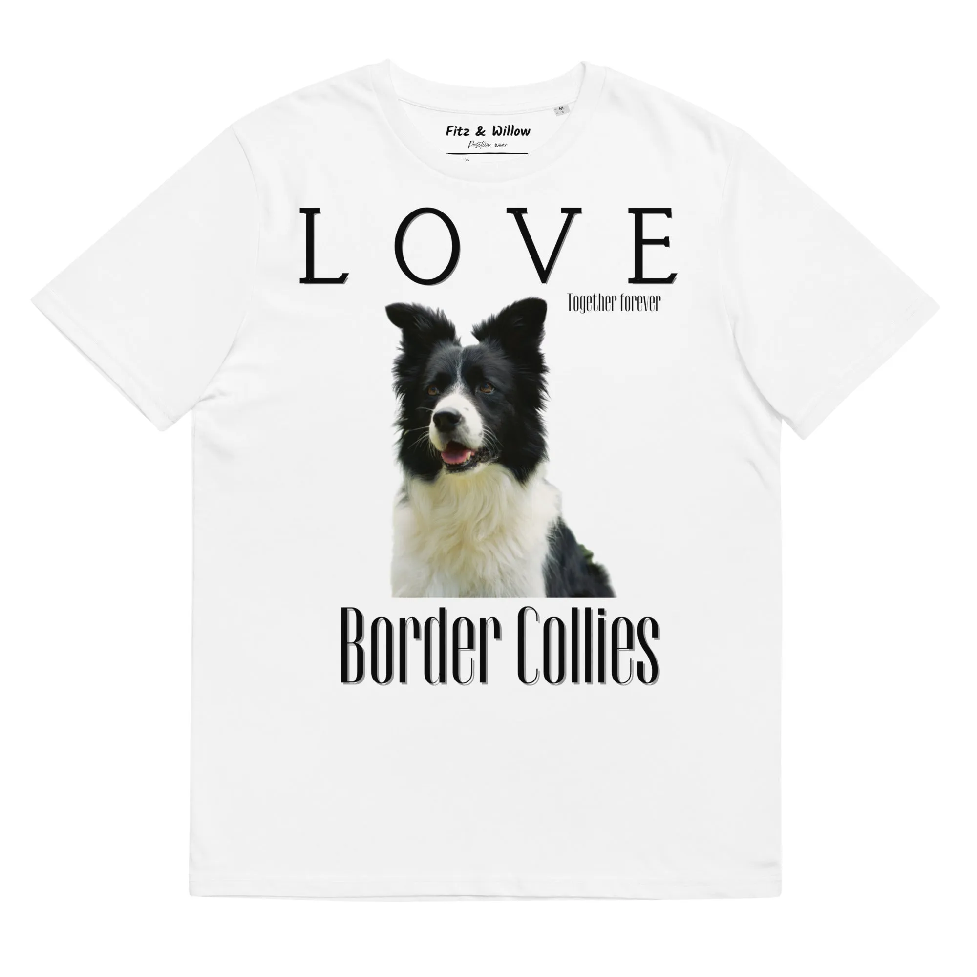 Border Collie Lovers organic cotton t-shirt