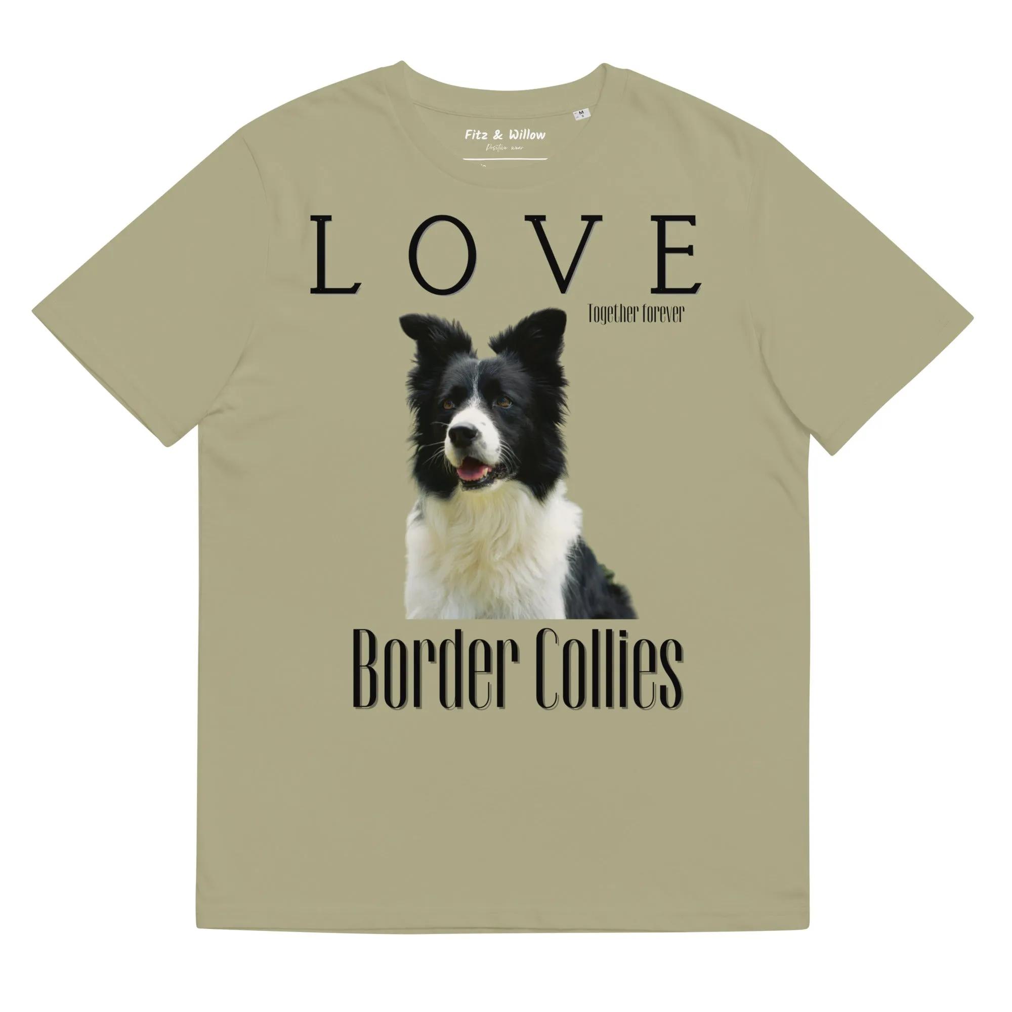 Border Collie Lovers organic cotton t-shirt