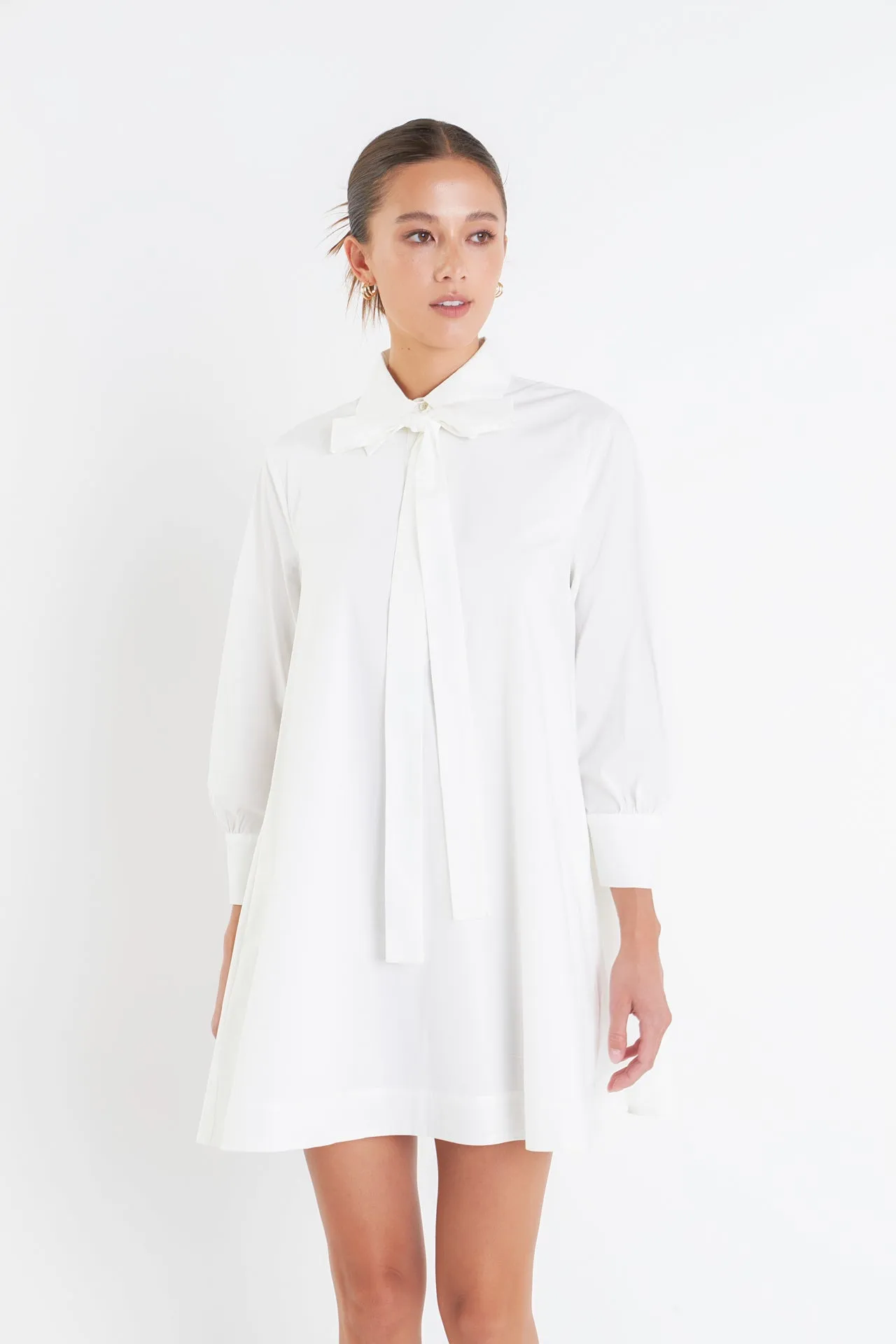 Bow Shirt Dress