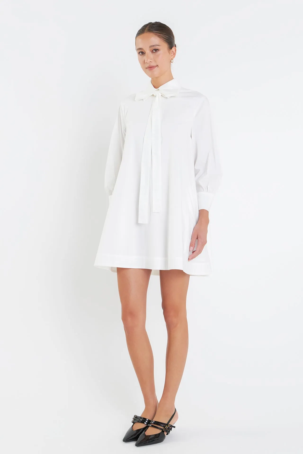 Bow Shirt Dress