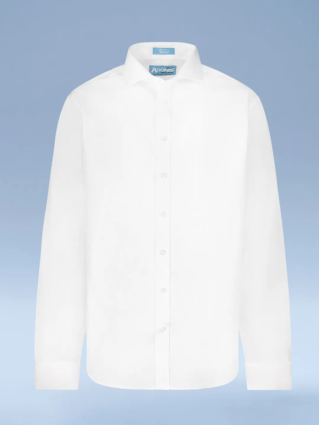 Boys Classic Fit Non Iron Cotton Supima Twill Dress Shirt