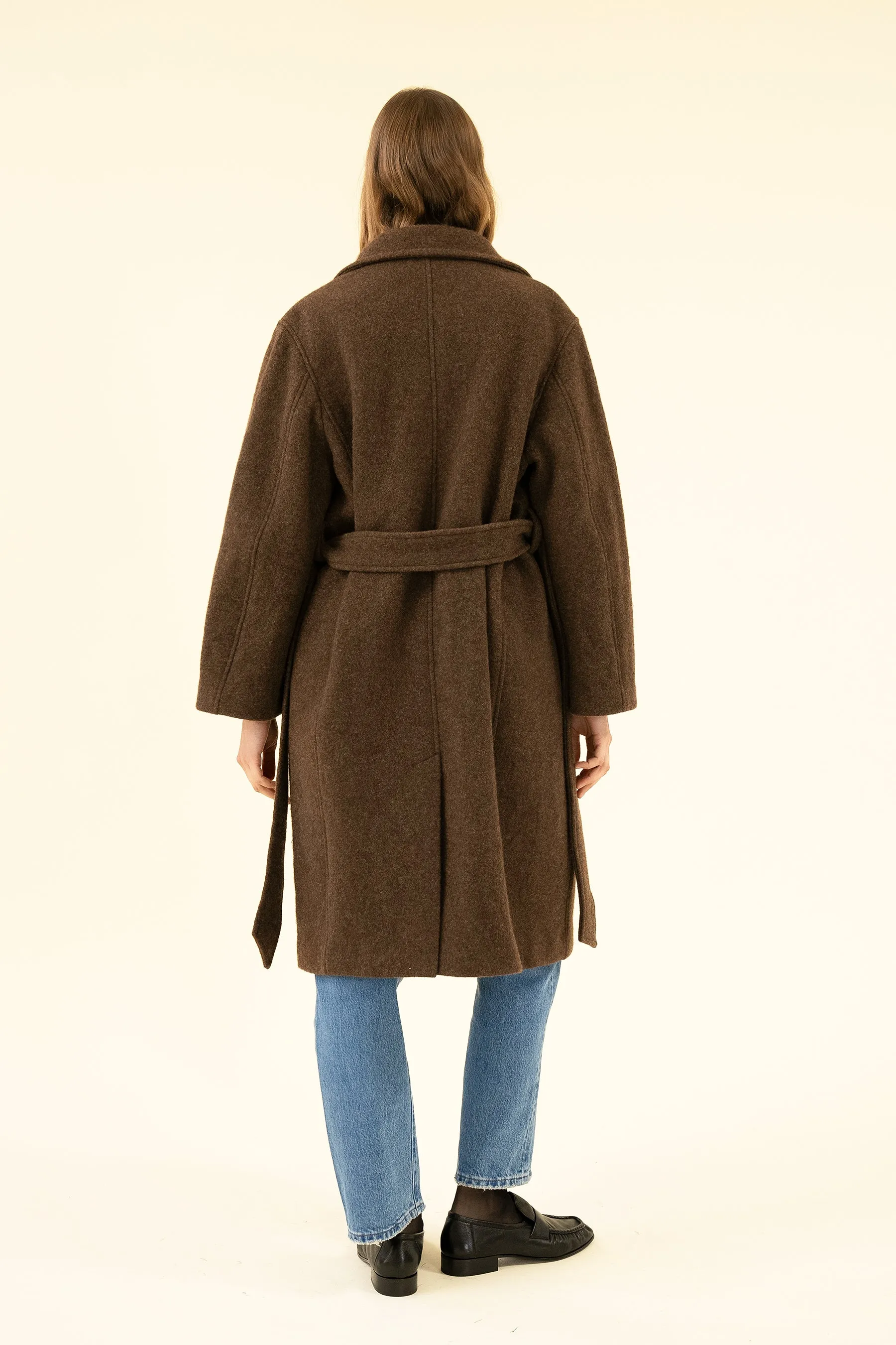 BRIANNA COAT - BRUN