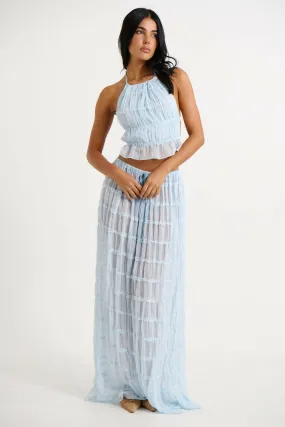 Bronze Snake Elena Set Sky Blue