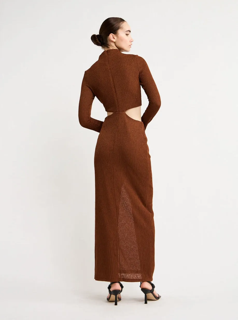 Camilla and Marc Haywood Twisted Dress in Cocoa